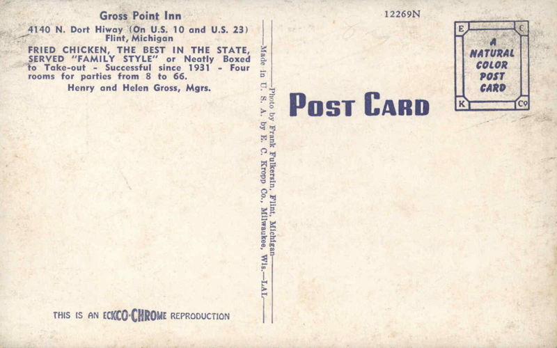 Gross Point Inn (Big D Liquor) - Postcard